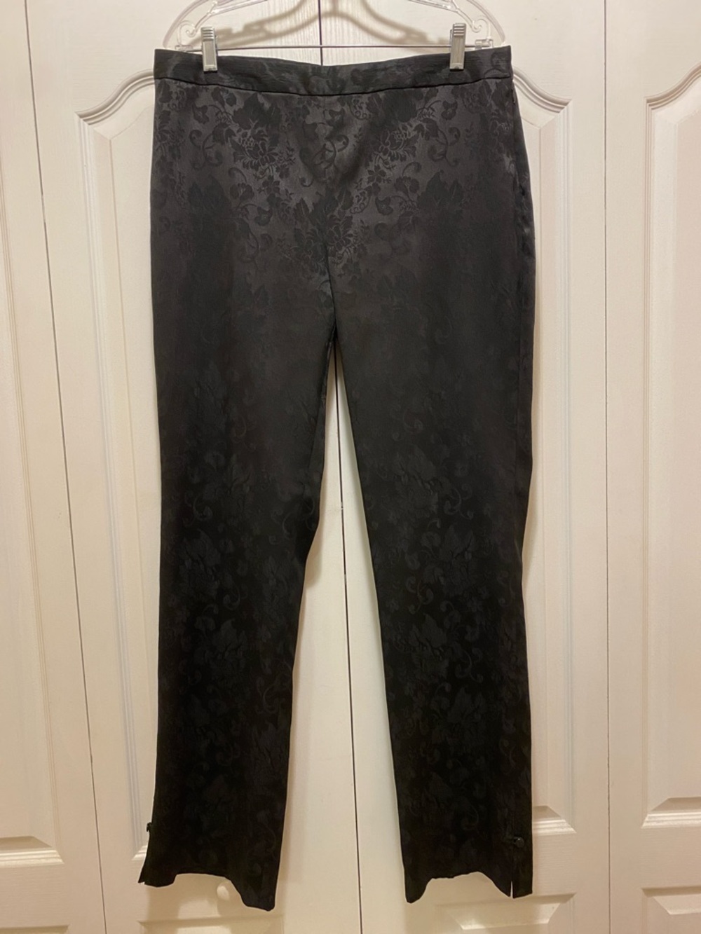 Black Straight-Leg Dress Pants - Women's